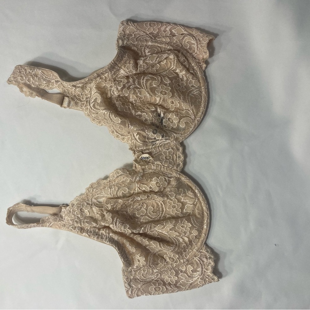 Smart & Sexy Cream Lace Bra Intimates Sleepwear